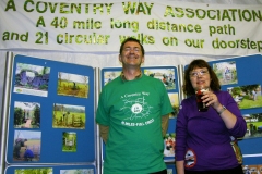 20:25 : Mike & Deirdre of "Keep Burton Green HS2 Action Group" celebrating