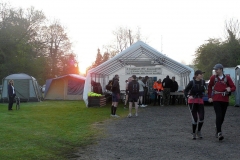 06:31 : The Start & Finish luxury Marquee at sunrise