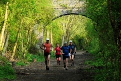 08:46 : Runners passing Burton Green (Note: If HS2 is built, this will be inside the "Green Tunnel, with maybe ACW going over the top?)