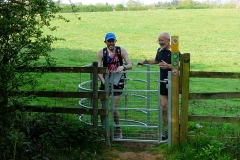 09:51 : Near junction with the A46, where this k/g replaced the stile since 2010 Challenge