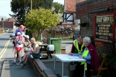 10:56 : Bubbenhall Check Point at the new location near the pub