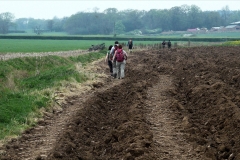 15:20 : Heading west towards Vauls Farm (the heavily ploughed field was bone dry!)