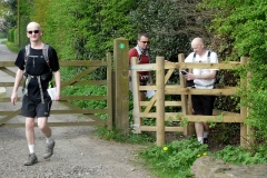 16:38 : End of Windmill Lane, Corley Moor, admiring the new Wooden k/g