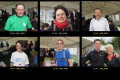 15:28 to 15:41 : Some of the early finishers, page 3 of 4 - portraits by Roger Brown.