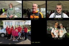 Some of the early finishers (plus 2 somewhat later!). Portraits by Roger Brown.