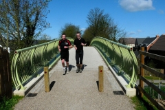 10:26 : Over the New Bridge, crossing Coventry Road, then down the new route across Kenilworth Common - avoiding 0.45 miles of busy roads.