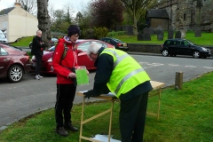 12:51 : Brinklow Checkpoint in colourful action ...