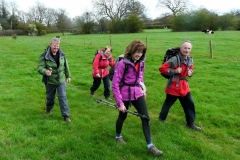 14:55 : CRISPS Relay Team on their final leg.  Just off Astley Lane, west of Bedworth.