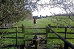 Approaching Bubbenhall Church