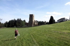 Approaching Bubbenhall Church