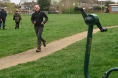 Crossing Ryton recreation ground