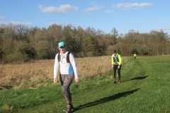 Approaching Eaves Green - around a mile to the finish (hence smiles)