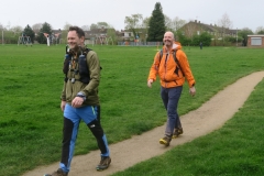 Crossing Ryton recreation ground