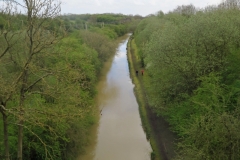 Oxford Canal towpath from Nettle Hill bridge