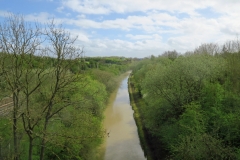 Oxford Canal towpath from Nettle Hill bridge