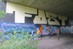 Graffiti Bridge under A444, Bedworth