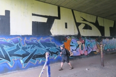 Graffiti Bridge under A444, Bedworth