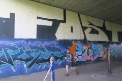 Graffiti Bridge under A444, Bedworth