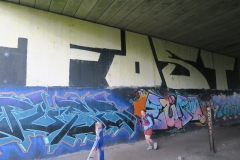 Graffiti Bridge under A444, Bedworth