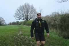 Approaching Eaves Green - around a mile to the finish (hence smiles)